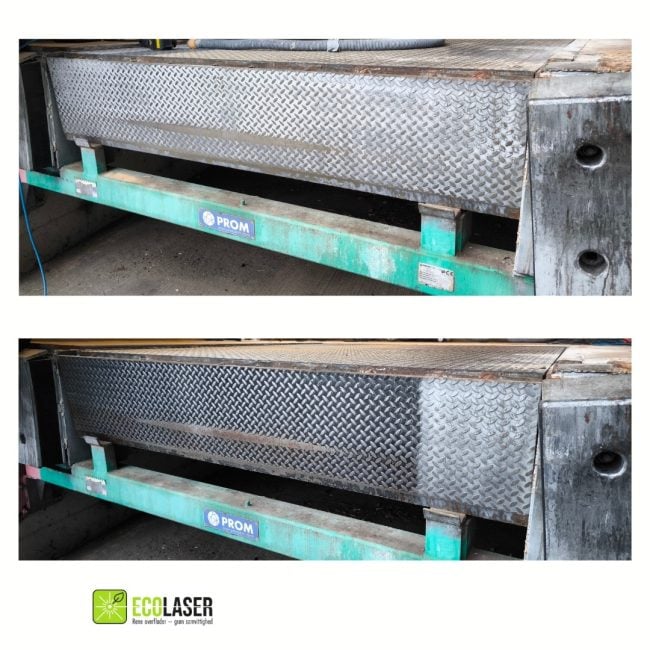 Mobil laserrensning af tekniske installationer og metalkonstruktion